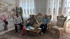 دیدار بابازنشستگان غلامعلی نیکویی ورضا رستگار مهردرنیشابور
