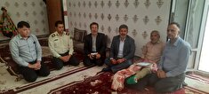 عیادت از استوار یکم بازنشسته امین اله سلیمانی