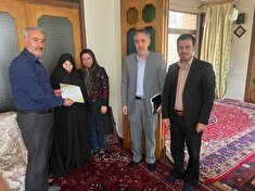 دیدار رئیس کانون بازنشستگان انتظامی استان زنجان با ۴ عضو وابسته مستمری بگیر