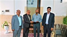 دیدار صمیمی با بازنشسته جناب آقای علی کاربخش