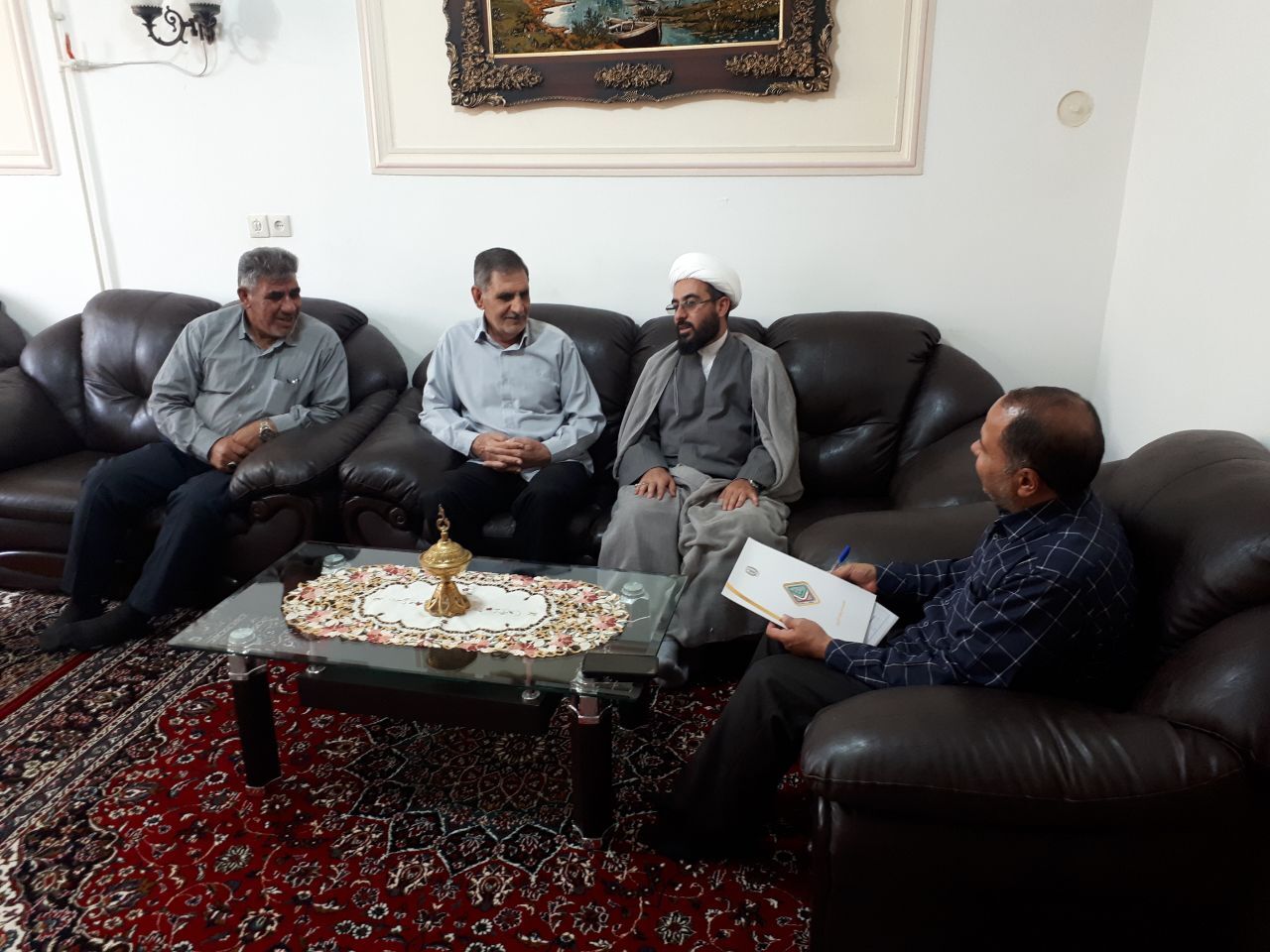 دیدار و ملاقات با 7 نفر از بازنشستگان شهرستان نهاوند