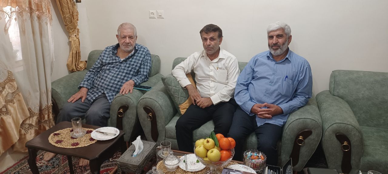 دیدار با 3 نفر از بازنشستگان ومستمری بگیران  شهرستان شوشتر