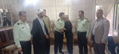 دیدار فرمانده انتظامی شوط با ۲ نفر ازپیشکسوتان این شهرستان