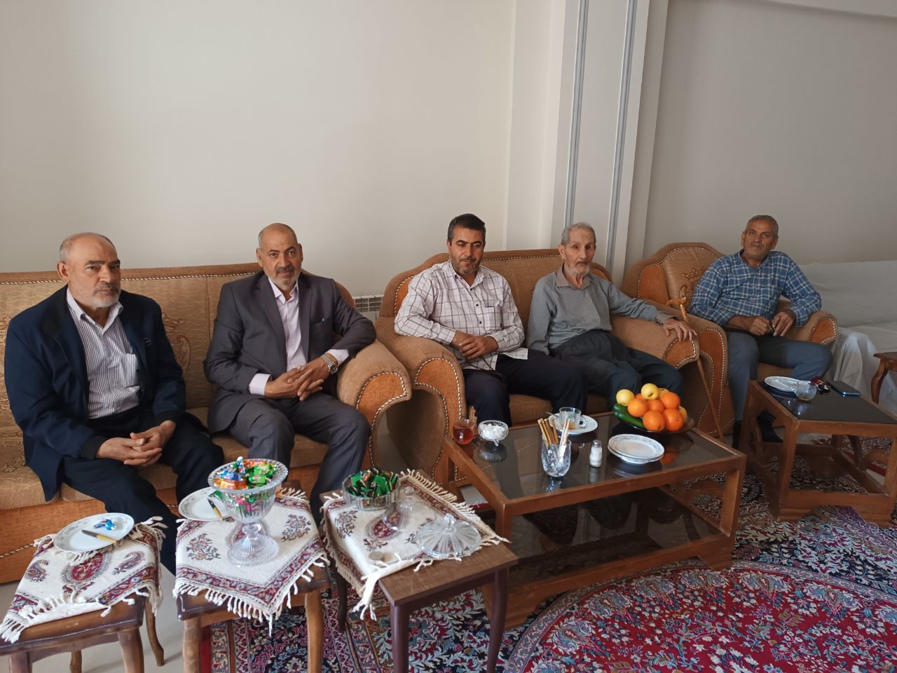 دیدار و عیادت از ۲ پیشکسوت انتظامی شهرستان گلپایگان