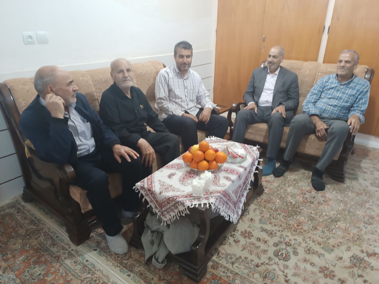 دیدار و عیادت از ۲ پیشکسوت انتظامی شهرستان گلپایگان