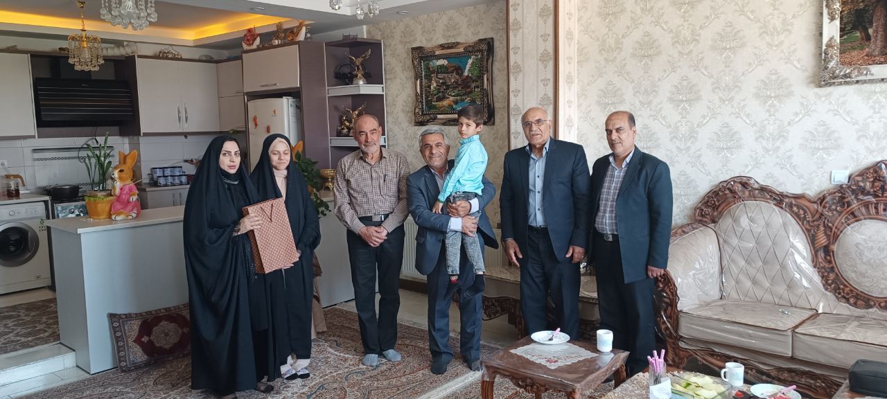 دیدار رئیس کانون بازنشستگان انتظامی استان اصفهان با ۳ نفر از اعضای وابسته شهرستان گلپایگان