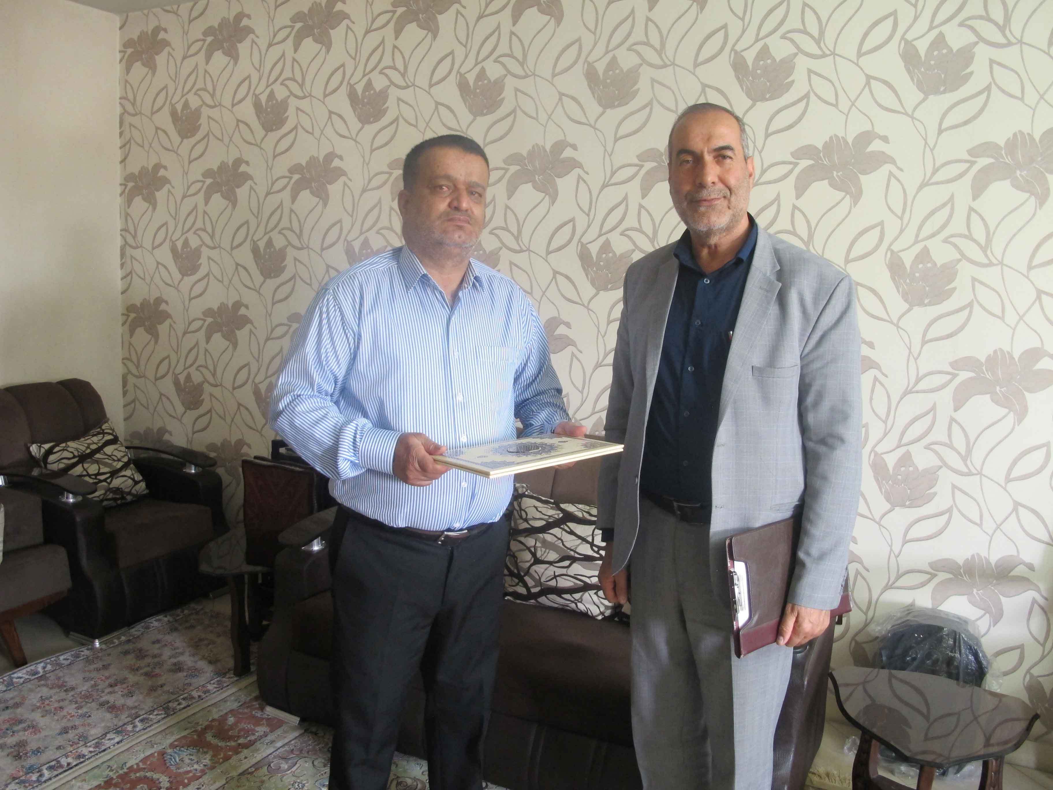 دیدار و سرکشی رئیس کانون بازنشستگان انتظامی استان مرکزی با 5 نفر از پیشکسوتان شهرستان اراک