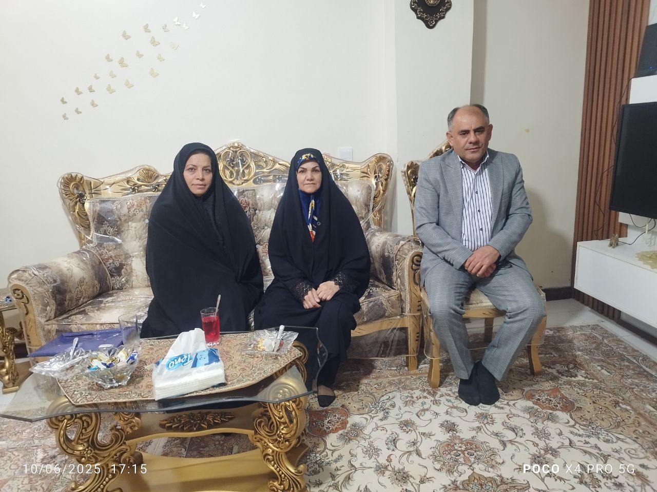 دیدار و سرکشی با تعداد 4 مستمری بگیر فراجا استان البرز