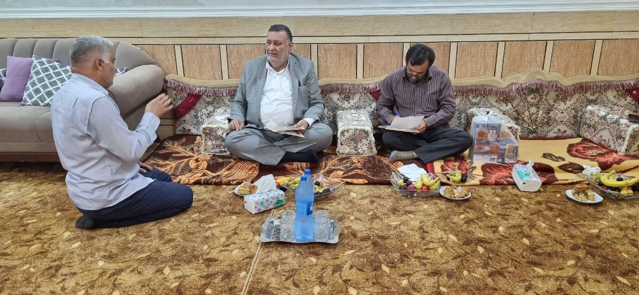 دیدار با ۳نفر از بازنشستگان شهرستان اهواز
