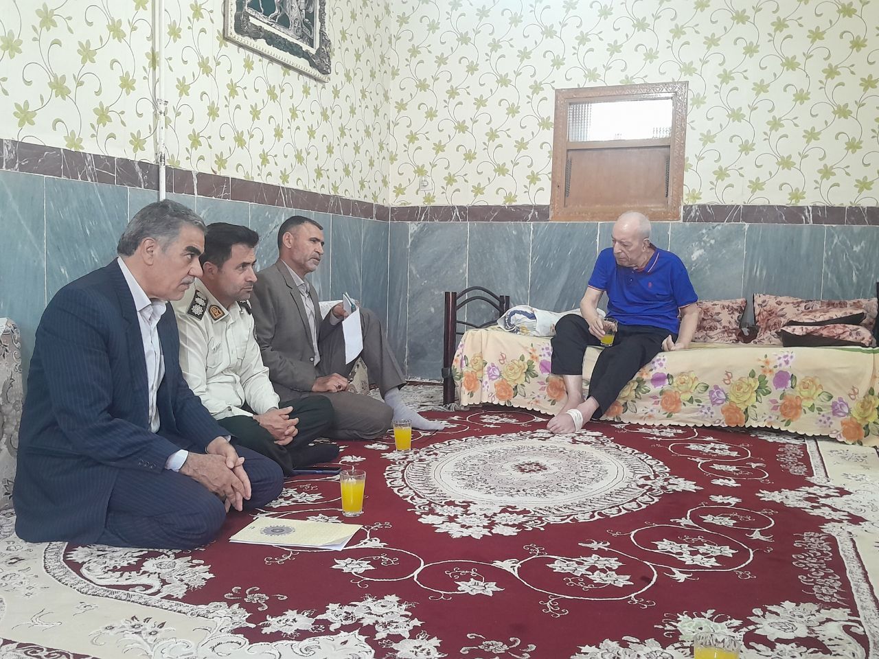 دیدار با پیشکسوت بازنشسته بیمار فلج جسمی بهروز هاشمی