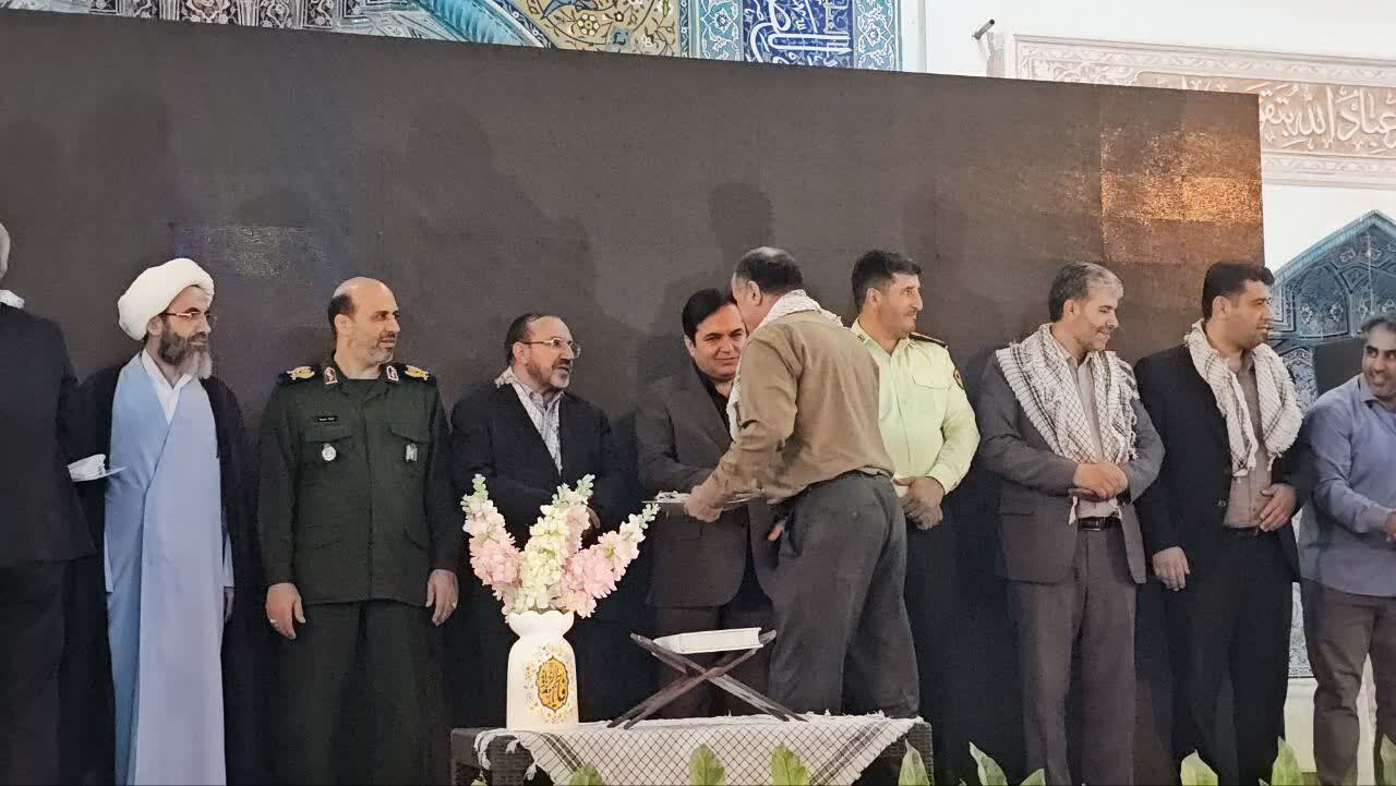 گردهمایی یادگاران ۸ سال دفاع مقدس شهرستان نظرآباد