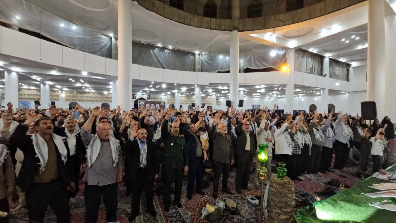 گردهمایی یادگاران ۸ سال دفاع مقدس شهرستان نظرآباد