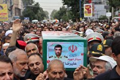 برگزاری مراسم تشییع پیکیر مطهر شهید اقتدار ملی و مدافع امنیت در استان آذربایجان غربی