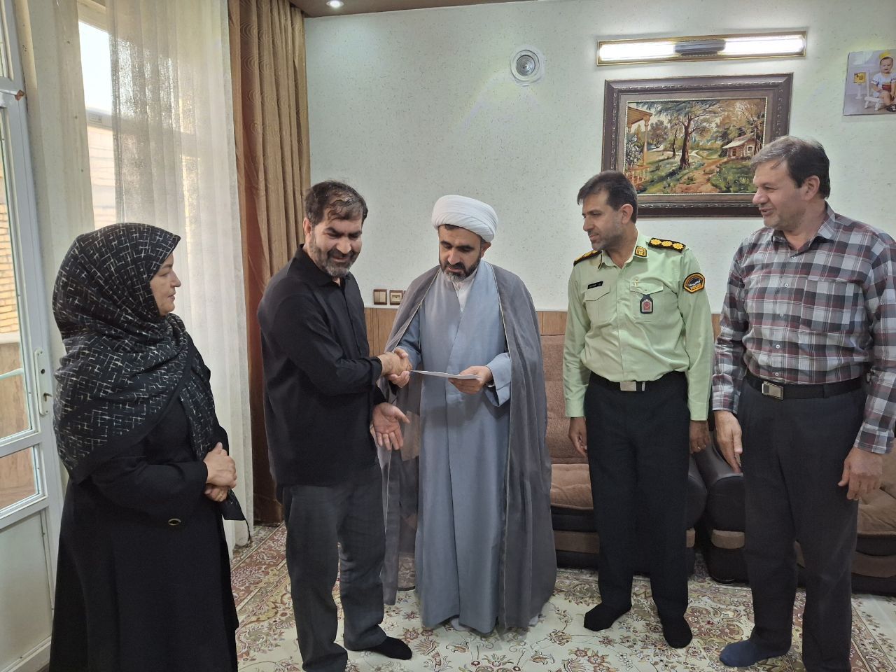 دیدار و ملاقات با ۸ نفر از اعضای وابسته شهرستان نجف آباد