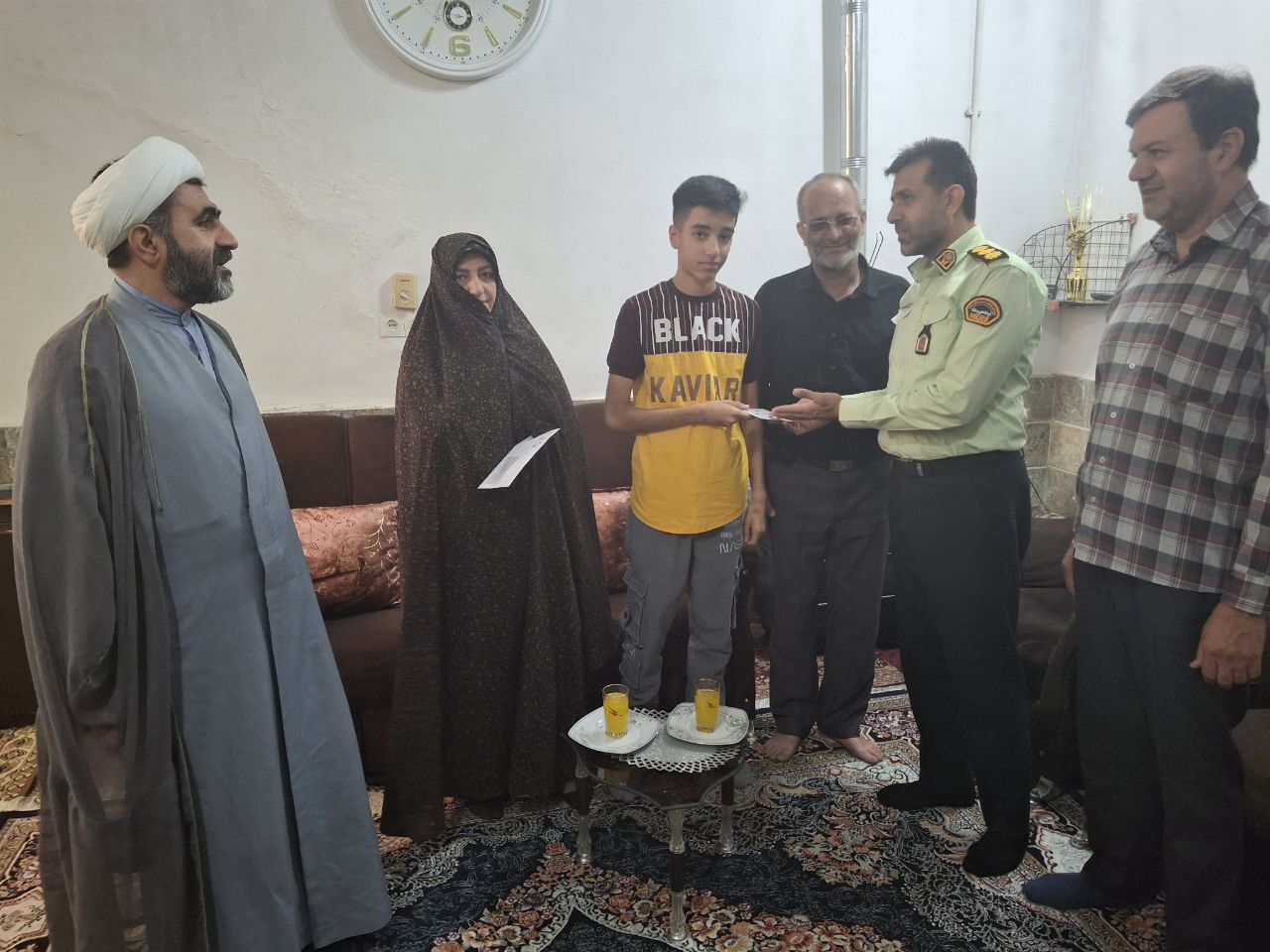دیدار و ملاقات با ۸ نفر از اعضای وابسته شهرستان نجف آباد