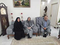 دیدار و سرکشی با تعداد ۳ بازنشسته خانم فراجا استان البرز