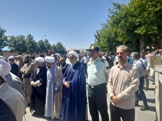 برگزاری تجمع اعتراضی پیشکسوتان همگام با احاد مردم استان آذربایجان غربی به جنایات آمریکا و اسرائیل