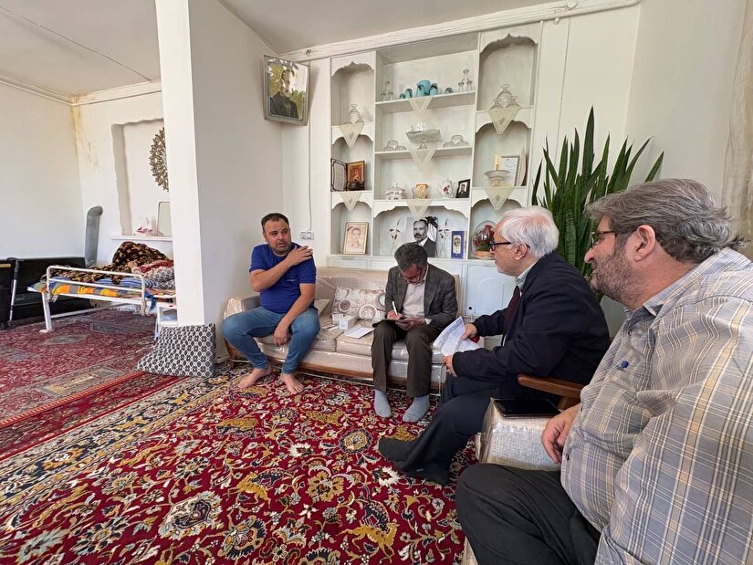 دیدار با مستمری بگیر سرکار خانم بهبودی