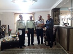 دیدار کانون بازنشستگان انتظامی شهرستان مراغه با تعداد ۹ نفر از اعضاء وابسته درمنزل