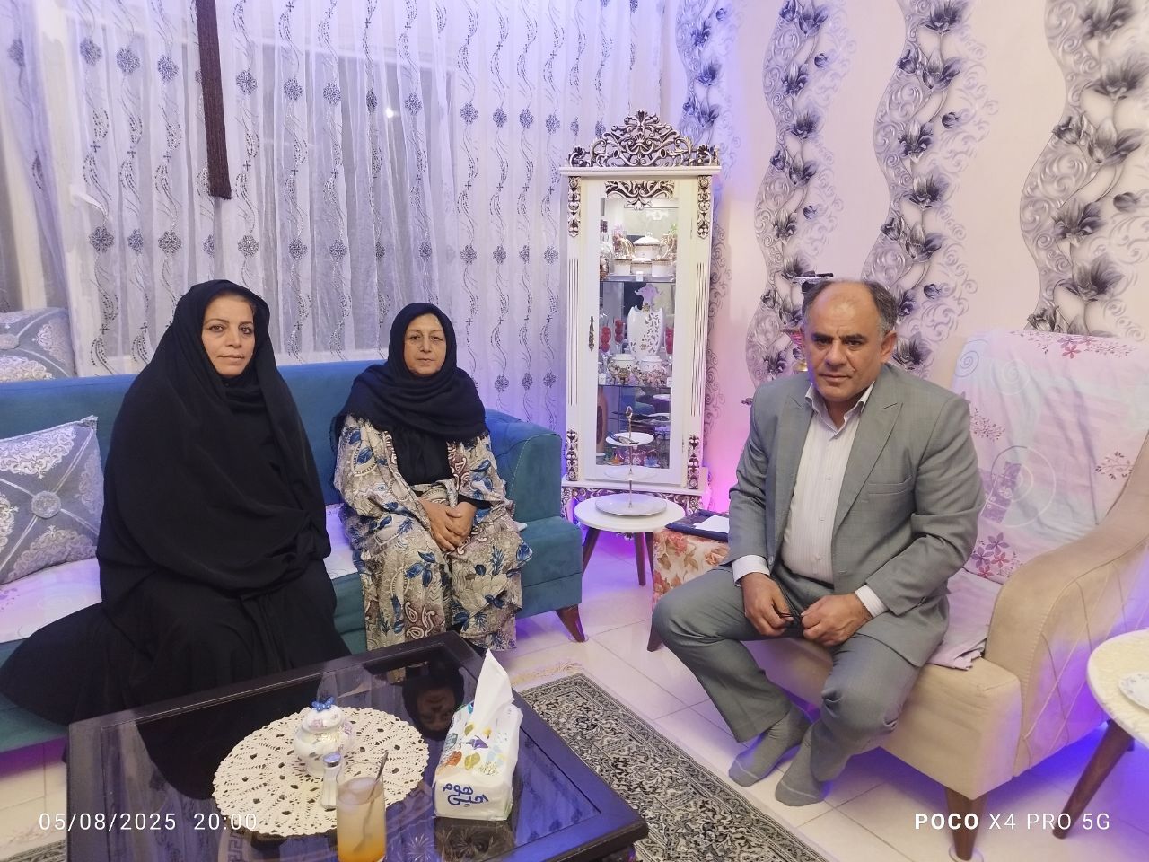 دیدار مدیر ارشد اداره بازنشستگی نیروهای مسلح استان البرز با 9 نفر از اعضای وابسته فراجا استان
