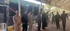 خدمت رسانی وپذیرایی از زائران درموکب مشارکتی شهدای انتظامی پایانه مرزی خسروی کانون بازنشستگان استان کرمانشاه