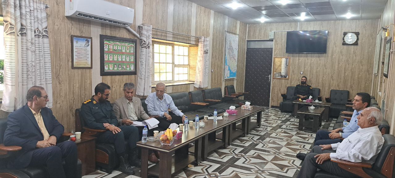 دیدار رییس کانون بازنشستگان انتظامی استان فارس با فرمانده انتظامی شهرستان فسا 