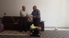 دیدار رئیس دفتر نمایندگی کانون نقده با ۳ نفر از بازنشستگان شهرستان نقده