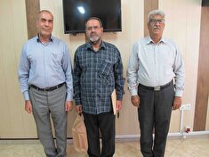دیدار رئیس کانون بازنشستگان استان مرکزی با ۳ نفر از پیشکسوتان