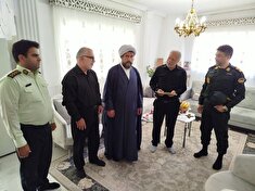 دیدار رئیس عقیدتی سیاسی انتظامی شهرستان بندرانزلی با پیشکسوتان شهرستان