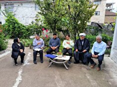 دیدار فرمانده انتظامی شهرستان آستارا با مستمری بگیران شهرستان
