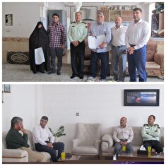 دیدار با دو همکار پیشکسوت شهرستان بجنورد