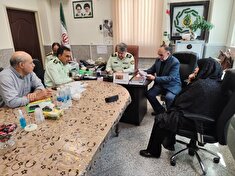 دیدار فرمانده انتظامی استان کرمان با ۱۵ پیشکسوت و ۶ مستمری بگیر