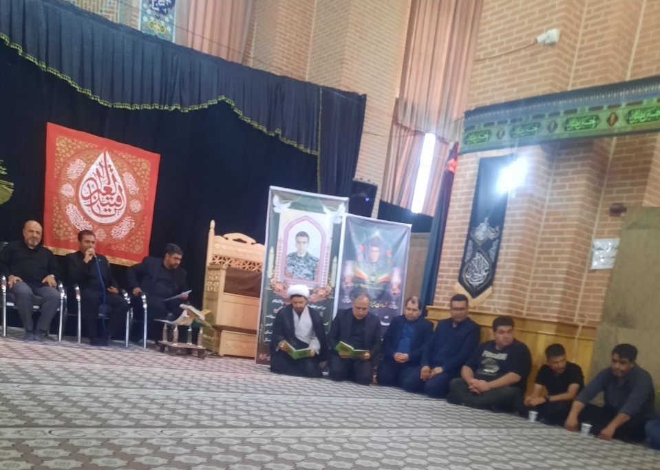 شرکت رئیس کانون بازنشستگان انتظامی استان آذربایجان شرقی در مراسم چهلم شهید حجت بابایی ، فرزند گرامی سرهنگ بازنشسته فراجا یوسف بابایی