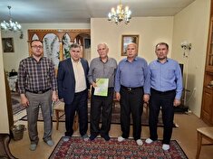 دیدار با ۷ تن از بازنشستگان و مستمری بگیران استان اردبیل