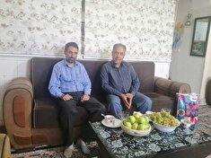 دیدارباپیشکسوت معلول خدمتی علیرضا محمدزاده