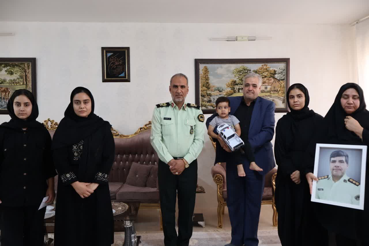 دیدار با خانواده پیشکسوت‌متوفی مرحوم اسحاق آهنی