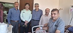 عیادت از پیشکسوت اصغر پورخیاط در شهرستان بجنورد