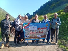 برگزاری برنامه کوهنوردی پیشکسوتان انتظامی استان اردبیل