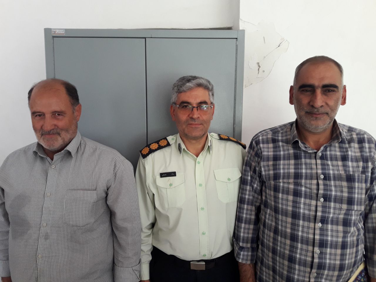 دیدار رئیس کانون بازنشستگان انتظامی شهرستان مراغه به همراه معاون نیروی انسانی فرماندهی انتظامی شهرستان با ۶ نفر بازنشسته