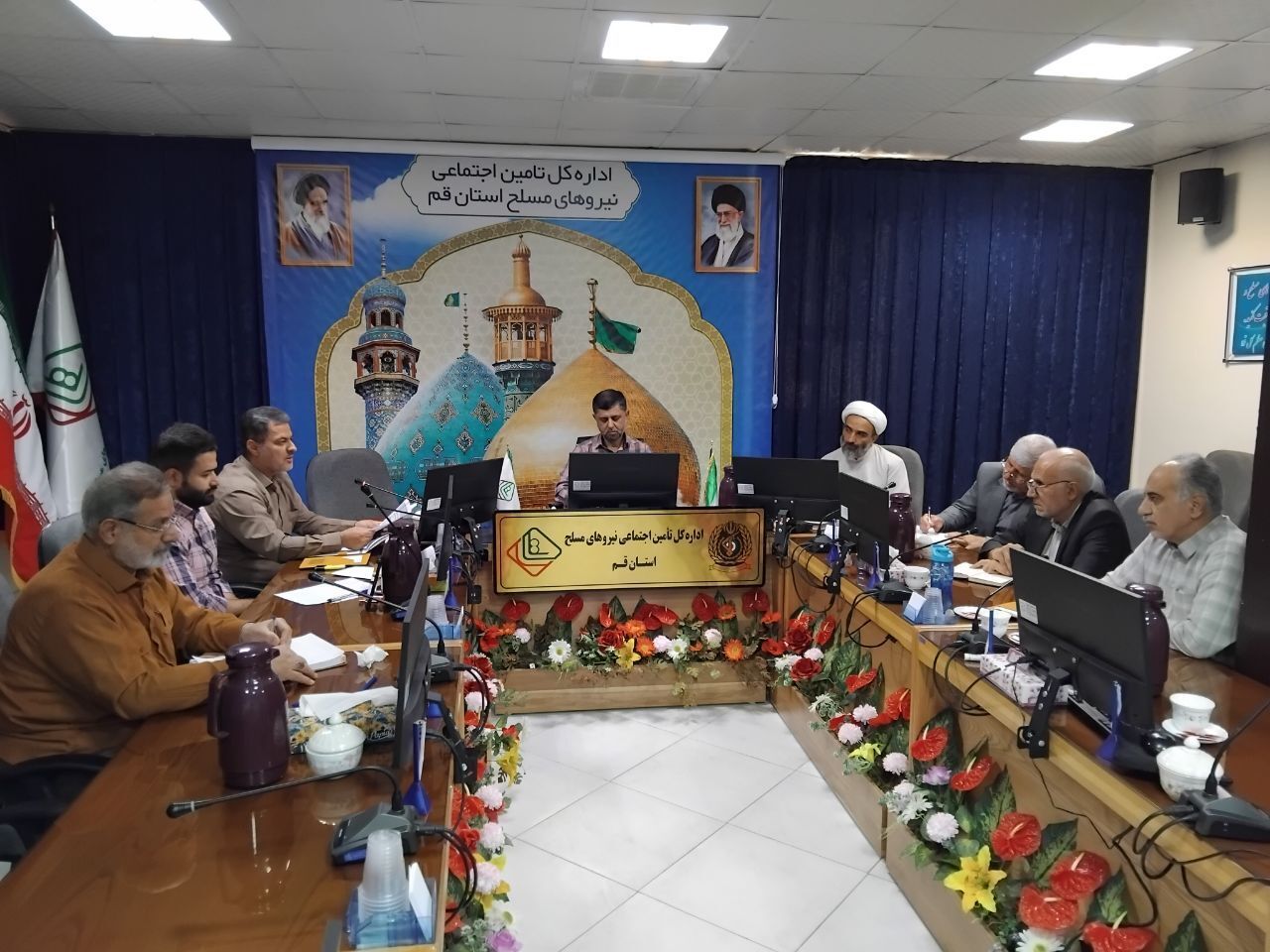 سومین جلسه شوراي هماهنگی کانون هاي نیروهاي مسلح استان قم برگزار شد.