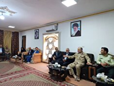 برگزاري نشست صمیمی فرمانده مرزبانی استان خراسان رضوی با پیشکسوتان درشهرستان سرخس