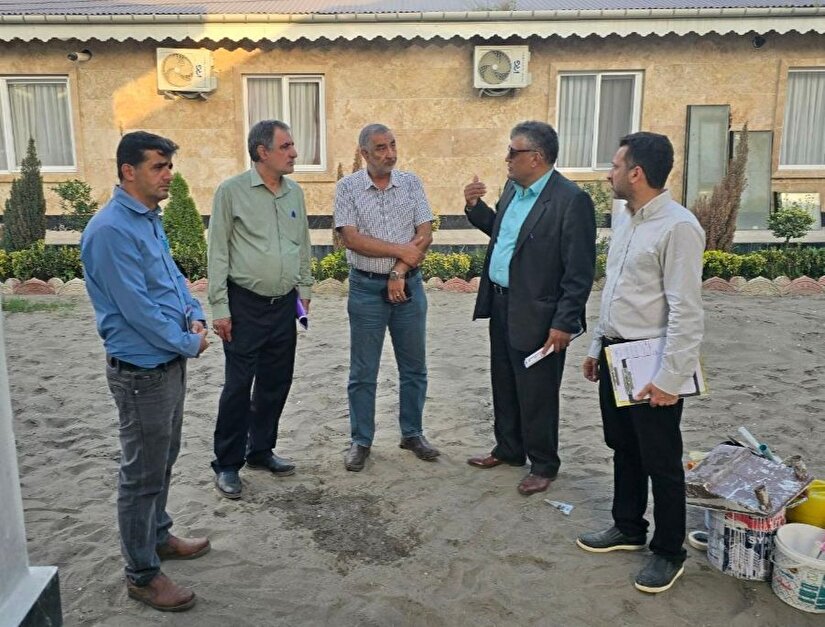 بازدید میدانی جانشین کانون بازنشستگان از پیشرفت پروژه انبارسر