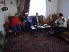 دیدار با ۲ پیشکسوت انتظامی در شهرستان سواد کوه شمالی
