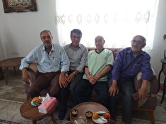 عیادت از بیمار بازنشسته اسرافیل منصور لنکورج در شهرستان چالوس