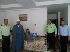 دیدار مادر شهید والا مقام محمد ستوده در شهرستان خمام