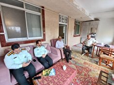 دیدار فرمانده اننتظامی شهرستان رودبار با بازنشستگان