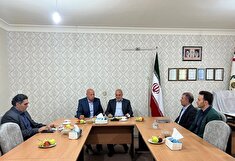 دیدار سردار صالحی عضو هیئت مدیره مجمع کانون از کانون بازنشستگان انتظامی استان اردبیل