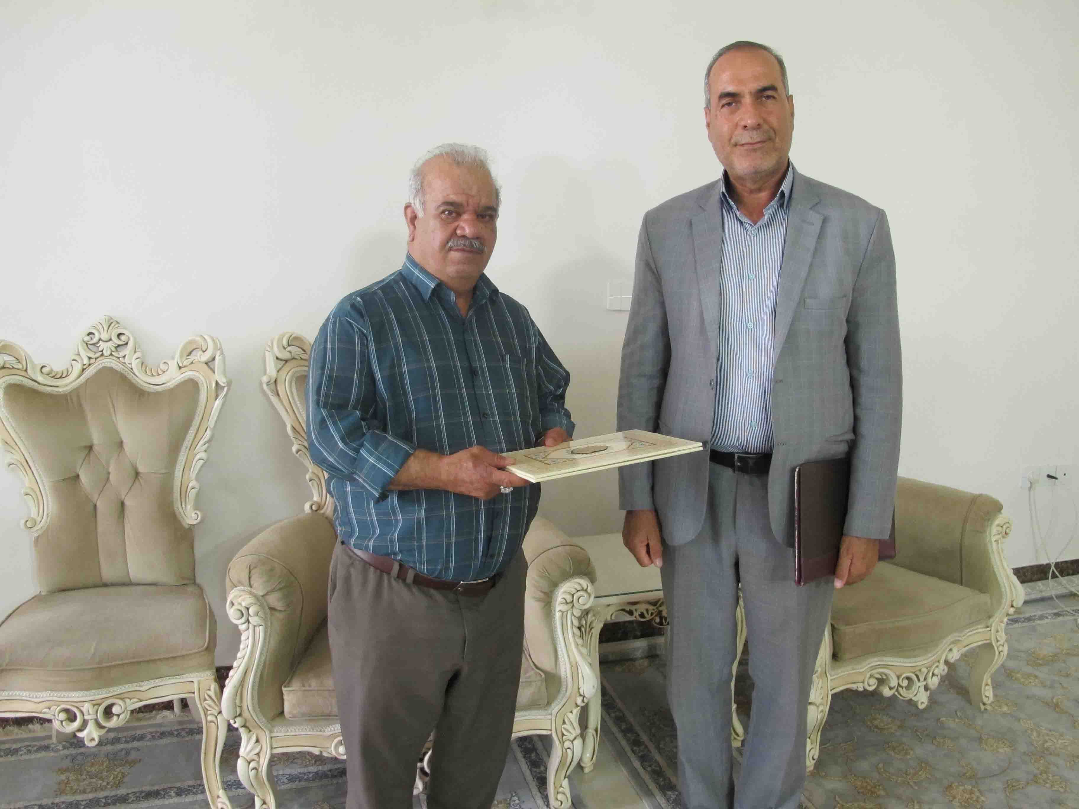 دیدار رئیس کانون بازنشستگان استان مرکزی با 5 نفر از پیشکسوتان
