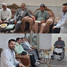 دیدار رئیس کانون استان قم با پیشکسوتان