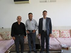 دیدار صمیمی با بازنشسته جناب آقای غلامعلی حیدری هفتادر
